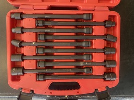 MAC TOOLS 3/8" Drive Metric Universal Extension Driveline Impact Socket Set 10PC