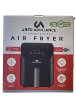 Uber Appliance Air Fryer Deluxe 5 Qt Capacity Digital Black