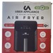 Uber Appliance Air Fryer Deluxe 5 Qt Capacity Digital Black