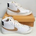 Nike Blazer Mid ’77 Vintage White Amber Brown Black Men’s Size 13