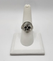 David Yurman Waves Skull Ring .925 Sterling Silver Size 8
