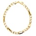 10kt Yellow Gold 9" 6.5mm Hollow Link Bracelet