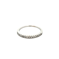 14kt White Gold .20ct tw Diamond Band Ring
