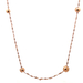 14kt Rose Gold 20"  Bead Necklace 