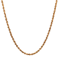 14kt Yellow Gold 18" 2mm Rope Chain 