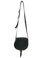 Chloe Rain Forest Green Leather Mini Marcie Crossbody Bag