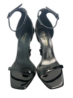 Opyum YSL Logo-Heel Sandals with Black Hardware Size 35.5