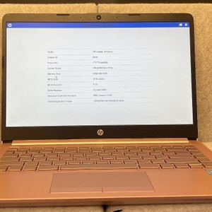 HP Stream Laptop 14" 14-cf2112wm Micro-Edge HD Celeron Win 11 S Pink
