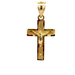 14kt Yellow Gold Crucifix Cross Pendant