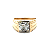 10kt Two Tone Diamond Ring