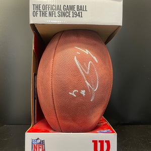 Eddie Jackson Signed NFL Football