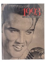 Vintage 1993 USPS Commemorative Stamp Book Collection Hardcover Elvis Presley
