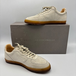 Brunello Cucinelli Cream Tan Sneakers