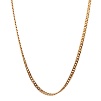 14kt Yellow Gold 20" 3mm Cuban Link Chain