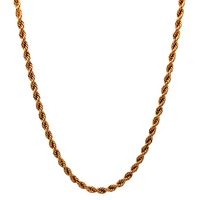 14kt Yellow Gold 20" 3mm Rope Chain 