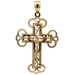 14kt Yellow Gold Crucifix Cross Pendant