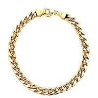 14kt Yellow Gold 9" 7mm Miami Cuban Bracelet 