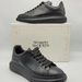 Alexander McQueen Oversized Black Leather Sneakers (Size 45 / US 12)