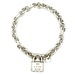 Tiffany & Co. 1837 Concave Padlock Bracelet With Box & Pouch 