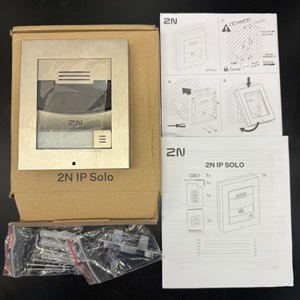 2N SOLO-301C IP Solo Intercom w/Camera Nickel Finish