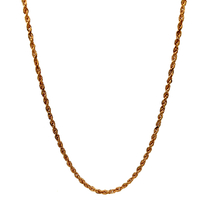 14kt Yellow Gold 20" 3mm Rope Chain 