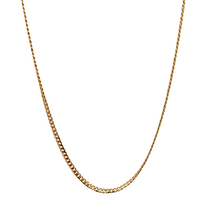 14kt Yellow Gold 20" 2mm Cuban Link Chain 