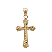 14kt Yellow Gold Cross Pendant