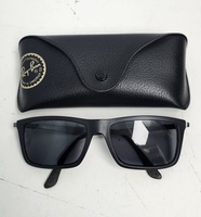 Ray-Ban RB4214 Sunglasses Matte Black Polarized 59mm with Case