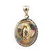 14kt Tri-Color Double Sided Religious Pendant