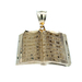 10kt Yellow Gold Bible Book With Prayer Pendant