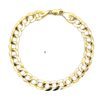 14kt Yellow Gold 8.5" 8.5mm Curb Link Bracelet 