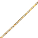 14kt Yellow Gold 6.75" 5.25mm .40ct tw Diamond Bracelet 