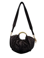 Christian Dior Walk In Black Calf Leather Bag