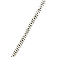 14kt White Gold 3.85ct tw Diamond Tennis Bracelet