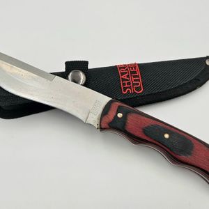 NIB Sharps Cutlery SHP-121PW Prairie Dog Hunter Knife 9" w/ Sheath