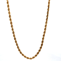 14kt Yellow Gold 24" 3.6mm Rope Chain 