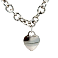Tiffany & Co. Return to Tiffany Heart Tag Choker Necklace