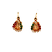 14kt Yellow Gold Virgin De Guadalupe Mexican Dangling Earrings