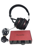 Focusrite Scarlett Solo 4th Gen USB Audio Interface w/ SH-450 Headphones