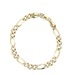 10kt Yellow Gold 8" 6.75mm Figaro Diamond Cut Link Bracelet