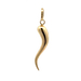 14kt Yellow Gold Italian Horn Pendant