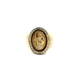 14kt Yellow Gold CZ San Judas Ring