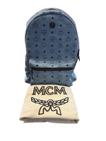 MCM Blue Stark Backpack