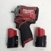 Milwaukee M12 FUEL 3/8" Impact Wrench 2554-20 Brushless w/ 2 Batteries