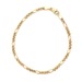 14kt Yellow Gold Figaro 7" 3mm Bracelet