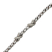 David Yurman Double X Diamond Station Wheat Link Bracelet