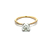 14kt Yellow Gold .10ct tw Diamond Engagement 
