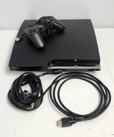 Sony PlayStation 3 Slim CECH-2501A Console w/ Controller & HDMI Cable