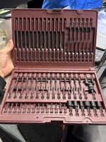 78 PIECE STEEL IMPACT DRIVER BIT SET WITH CASE