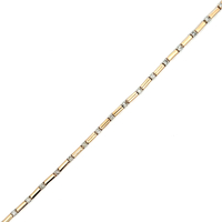 14kt Yellow Gold 1.00ct tw 7.5" 2.75mm Diamond Bracelet 